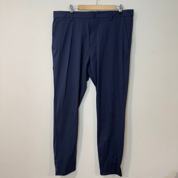 Rhone Men's Commuter Slim Straight Pants Navy Blue 38 Chino - Picture 1 of 11